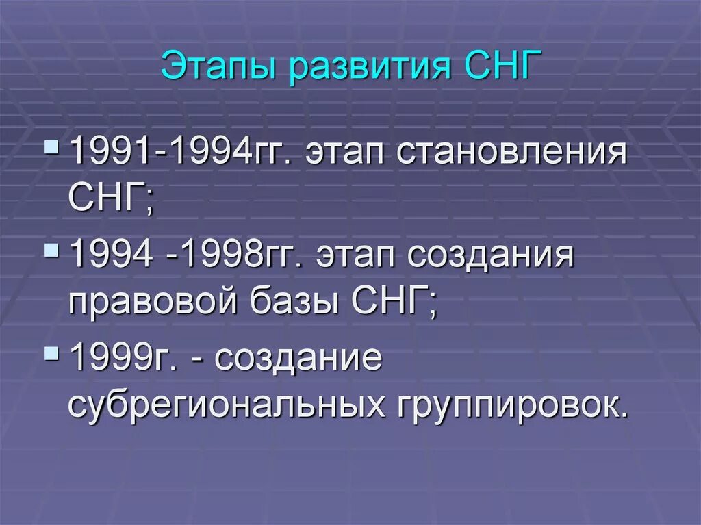 Как развивались отношения нашей страны. Этапы развития СНГ. Этапы формирования СНГ. Этапы формирования Содружества независимых государств. Этапы образования СНГ.