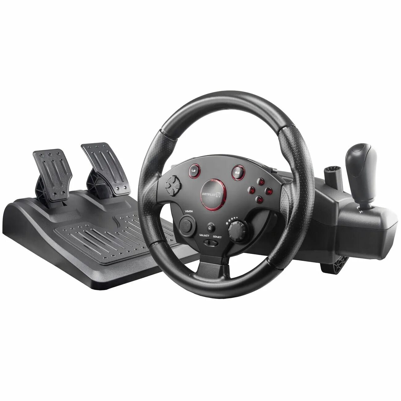 Купить игровой руль с педалями и коробкой. ARTPLAYS Street Racing Wheel Turbo c900. Руль ARTPLAYS c900. Игровой руль ARTPLAYS Street Racing c900. Руль ARTPLAY Turbo c900.