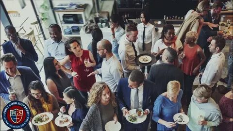 The restaurant was crowded