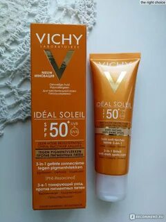 Vichy крем солнцезащитный для лица spf 50