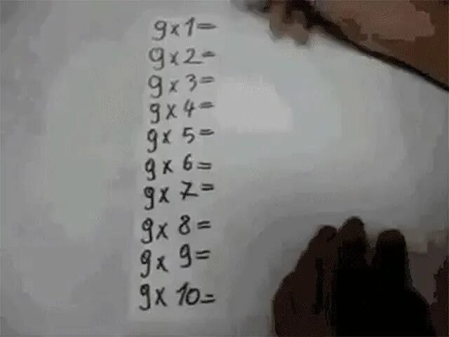 Таблица умножения. Учим таблицу умножения. Таблица умножения на девять. Таблица умножения на 3 и 4.
