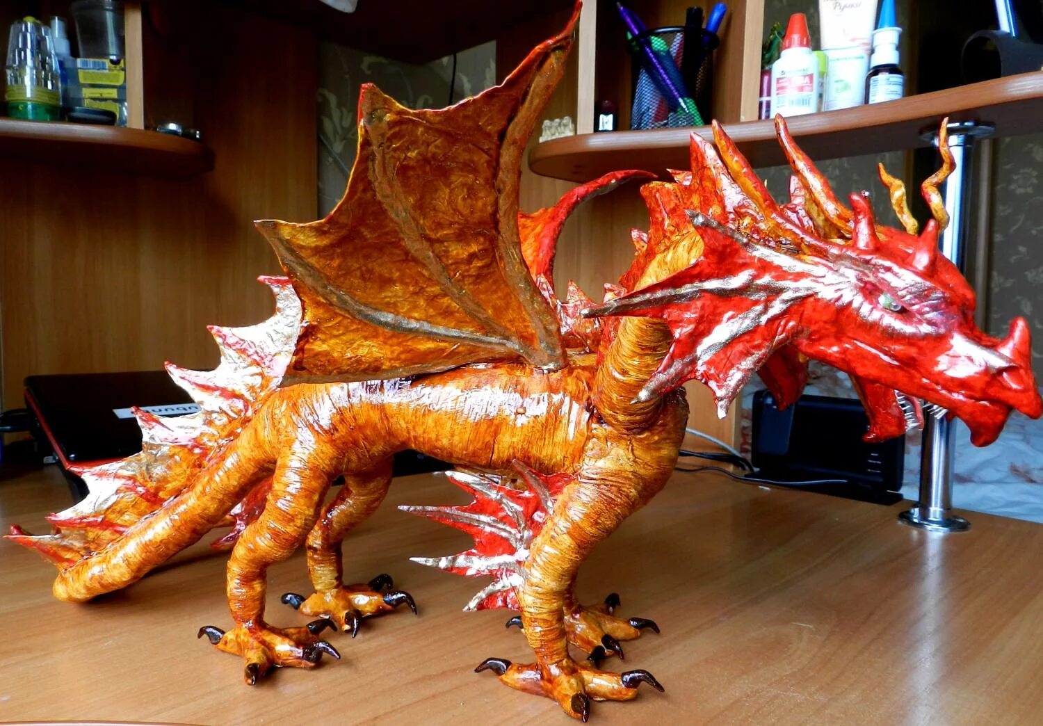 проволочный каркас для дракона. объёмные драконы из квиллинга.