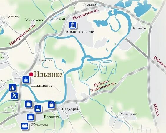 Как добраться до ильинки