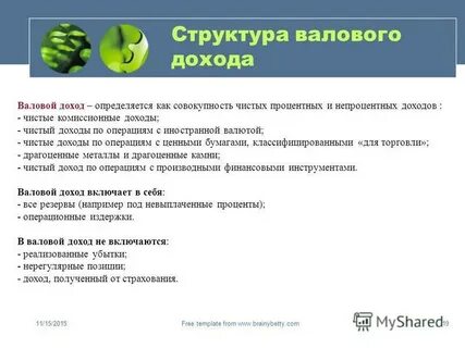 Что включается в доходы