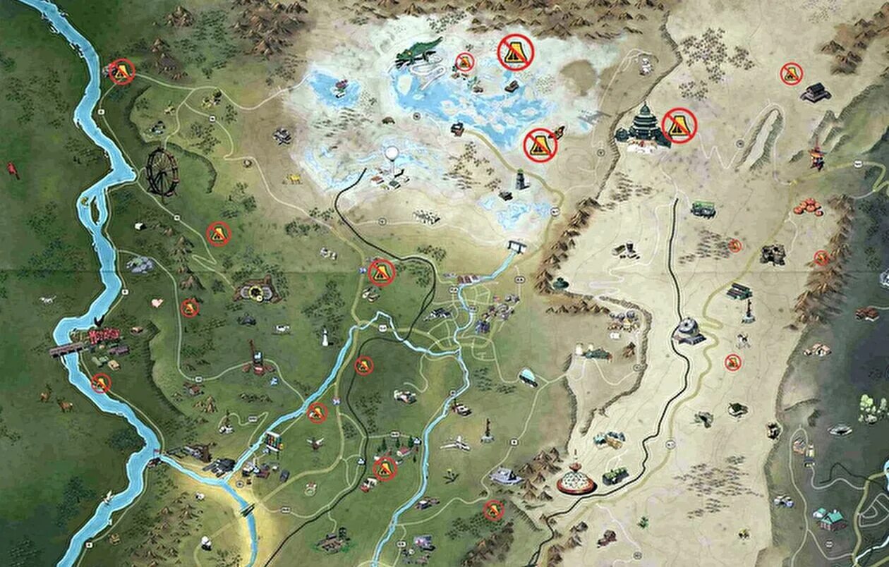 Fallout 76 карта. Fallout 76 силовая броня карта. Интерактивная карта fallout 76 цветов. Где находится силовая броня в fallout 76 карта. Интерактивная карта фоллаут 76 на русском языке.