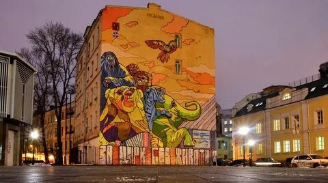 Красивые стены москвы