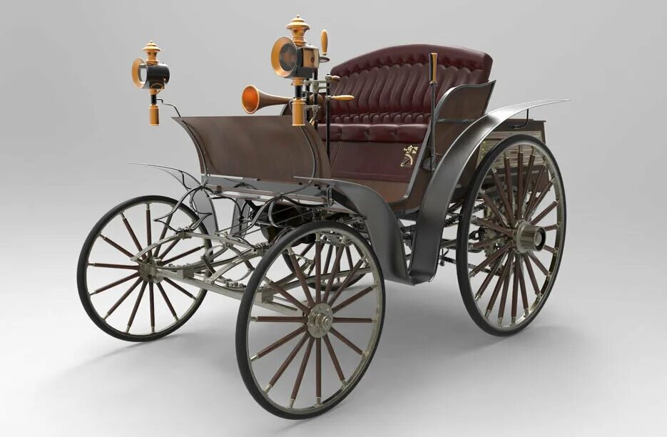 Акции первого автомобиля. Первый автомобиль Бенца Victoria 1893.