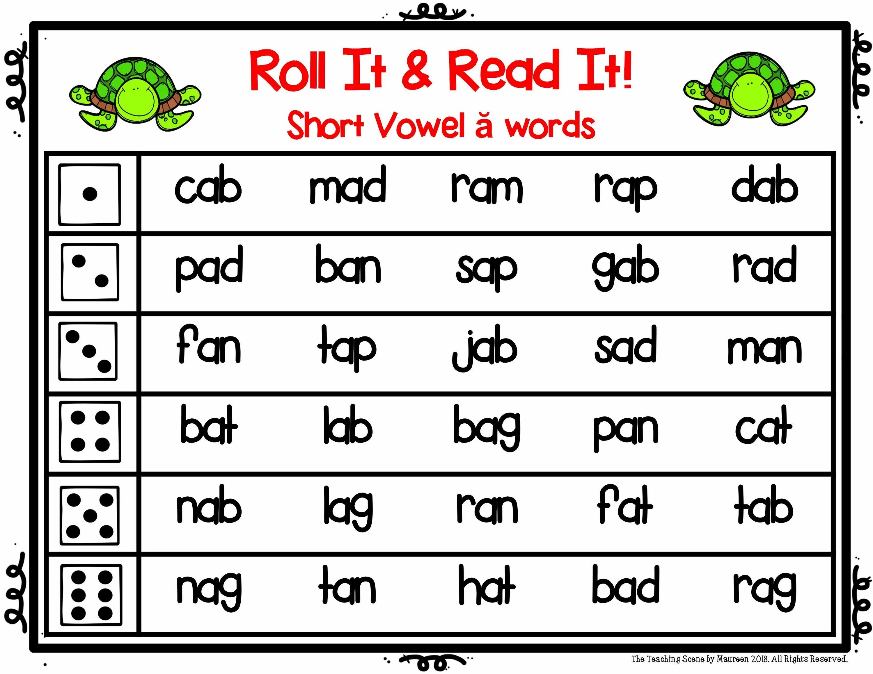 Reading short a. Чтение short a. roll and read phonics for kids. short vowels. short vowels for kids.