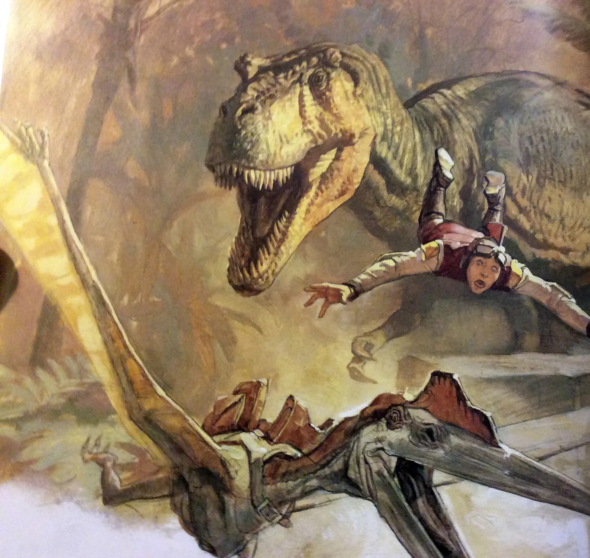 Включи динозавры человек. James Gurney Dinotopia. Динотопия Тираннозавр.