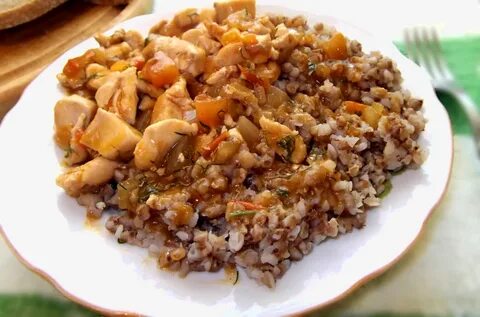 Гречка с курицей и овощами рецепт