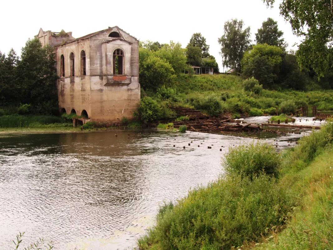 Мирславль. Село Мирславль Ивановская область. ГЭС Мирславль. Мост Мирславль. Усадьба Мирславль.