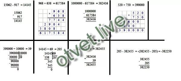 Пример 968 4. (15062-917):69-520. (15062 15062-917):69-520. 15062-917 69-520 750 10000+ 1000000-968 638 в столбик. 15062-917 69-520 750 10000+ 1000000-968 638.