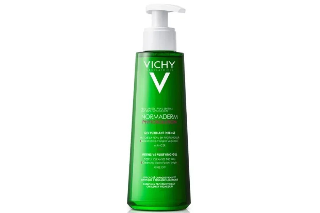 Vichy purifying gel. Vichy Normaderm phytosolution гель очищающий. Vichy гель Normaderm phytosolution Intensive Purifying Gel, 200 мл. Normaderm Gel Cleanser. Purete Thermale Cleansing Gel 200.