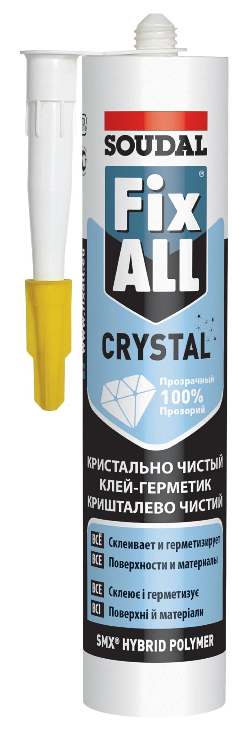 Клей герметик soudal fix all 290. Клей-герметик soudal fix all, 290 мл. герметик soudal fix all flexi. клей-герметик прозрачный fix all crystal soudal. прозрачный клей-герметик fix all crystal 290 мл..