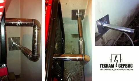 Диаметр выхлопной трубы бензогенератора