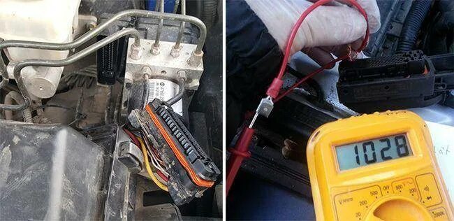 Как проверить блок абс на работоспособность мультиметром. Сопротивление датчика абс. Прозвонка датчика абс мультиметром. Моторчик абс рено меган 2. Прозвонка датчика абс мультиметром.