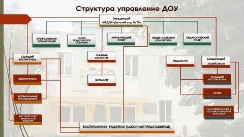 Структура официального сайта образовательной организации