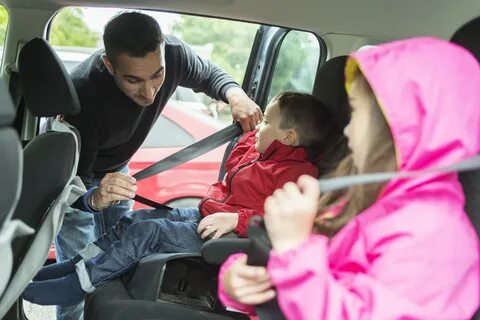 Детское кресло в автобусе