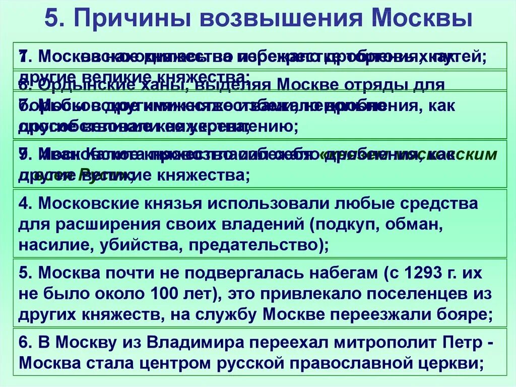 Причины возвышения московского княжества 6 класс. Причины возвышения Москвы. Причины возвышения Московского княжества. Причины объединения русских земель и возвышения Москвы. Причины возвышения Москвы и Московского княжества.