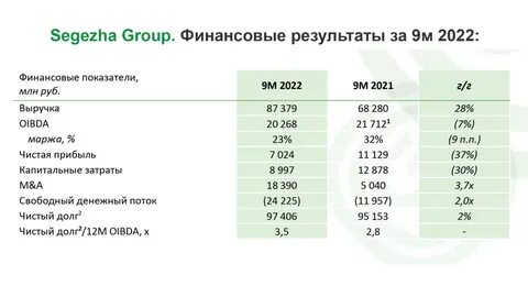 Сегежа акции прогноз