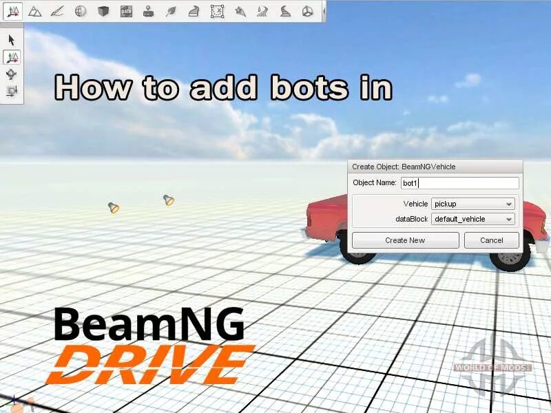 Как запустить трафик в beamng