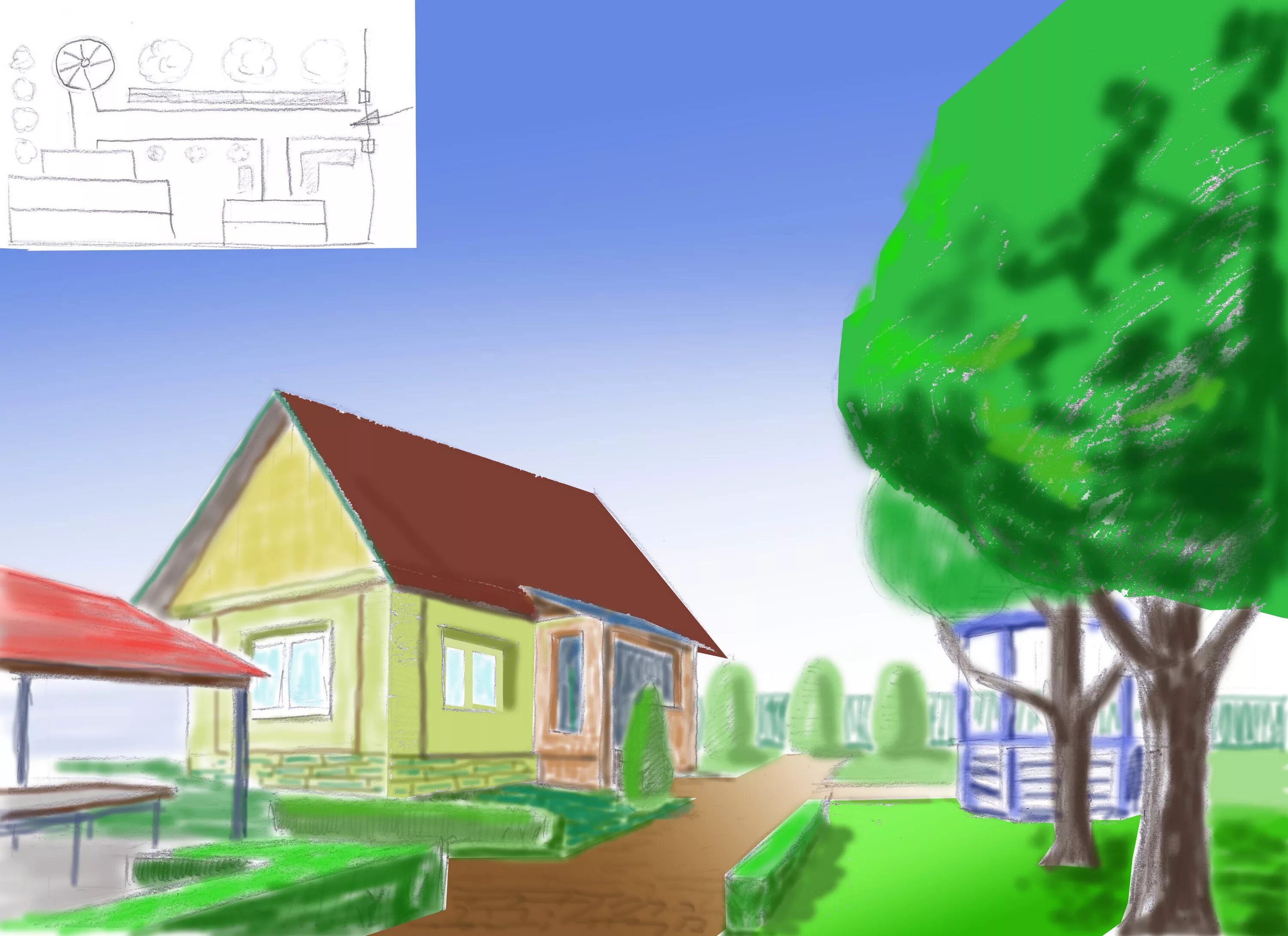 домик из мультика. домики которые построила природа, детские рисунки. домики построенные природой 2 класс изо. домики построенные природой 2 класс изо. постройки природы для детей.