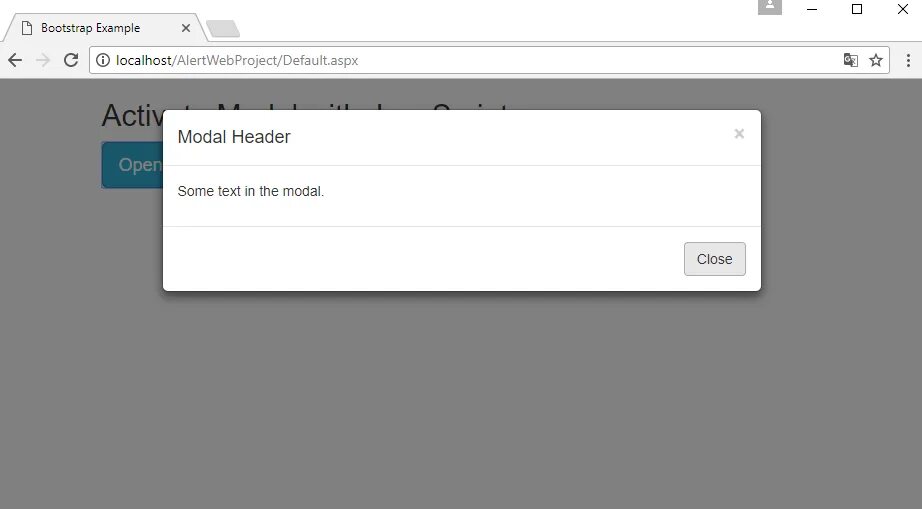 Javascript модальные окна