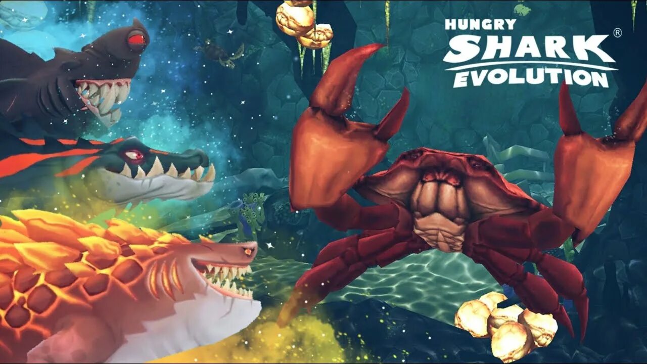 Как победить краба в hungry. Хангри Шарк краб. Шарк Эволюшн краб. Hungry Shark краб. Hungry Shark World краб.