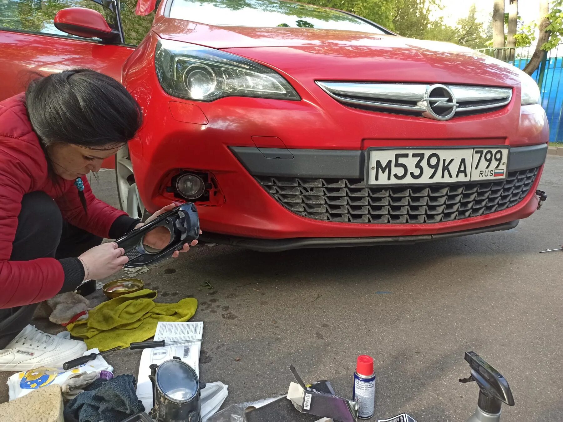 Замена лампы противотуманной фары на Шевроле Лачетти Repair