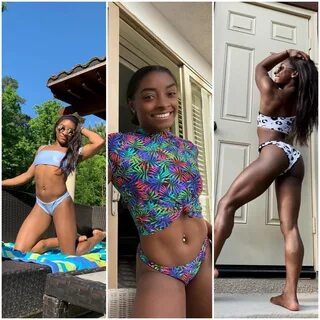 Slideshow simone biles tits.