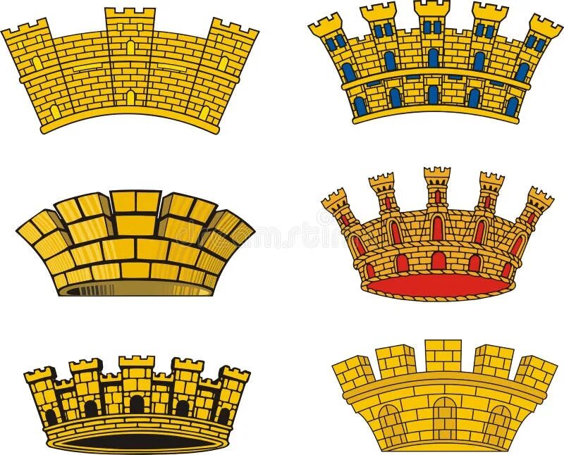Герб корона какого города. Геральдическая башенная корона. Башенная корона геральдика. Башенная корона в гербах. Крепость геральдика.