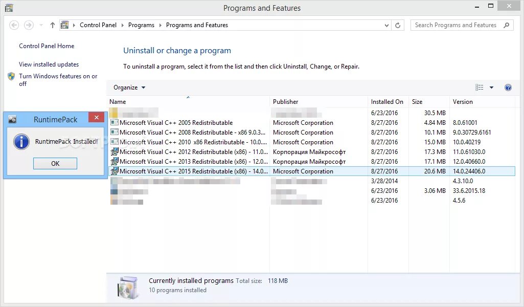 Visual c 2015 x64 runtime. Runtimepack. runtimepack full. программа runtime. microsoft runtimepack.