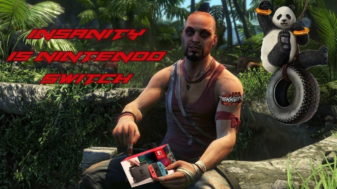 Far nintendo. Far Cry 3 Ваас безумие. Что такое безумие фар край 3. Фар край на Нинтендо. Фар край 3 на Нинтендо свитч.