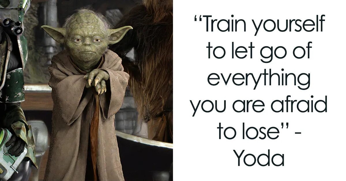 You must let go