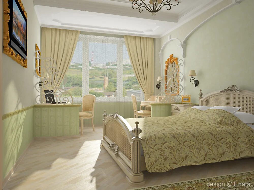 Иконы в спальне над кроватью
