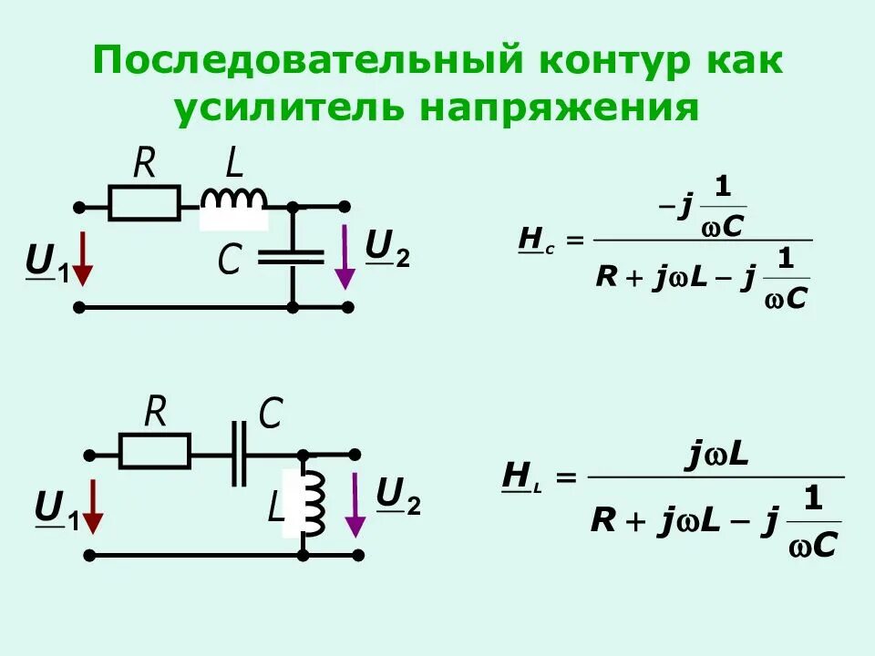 Напряжение в контуре