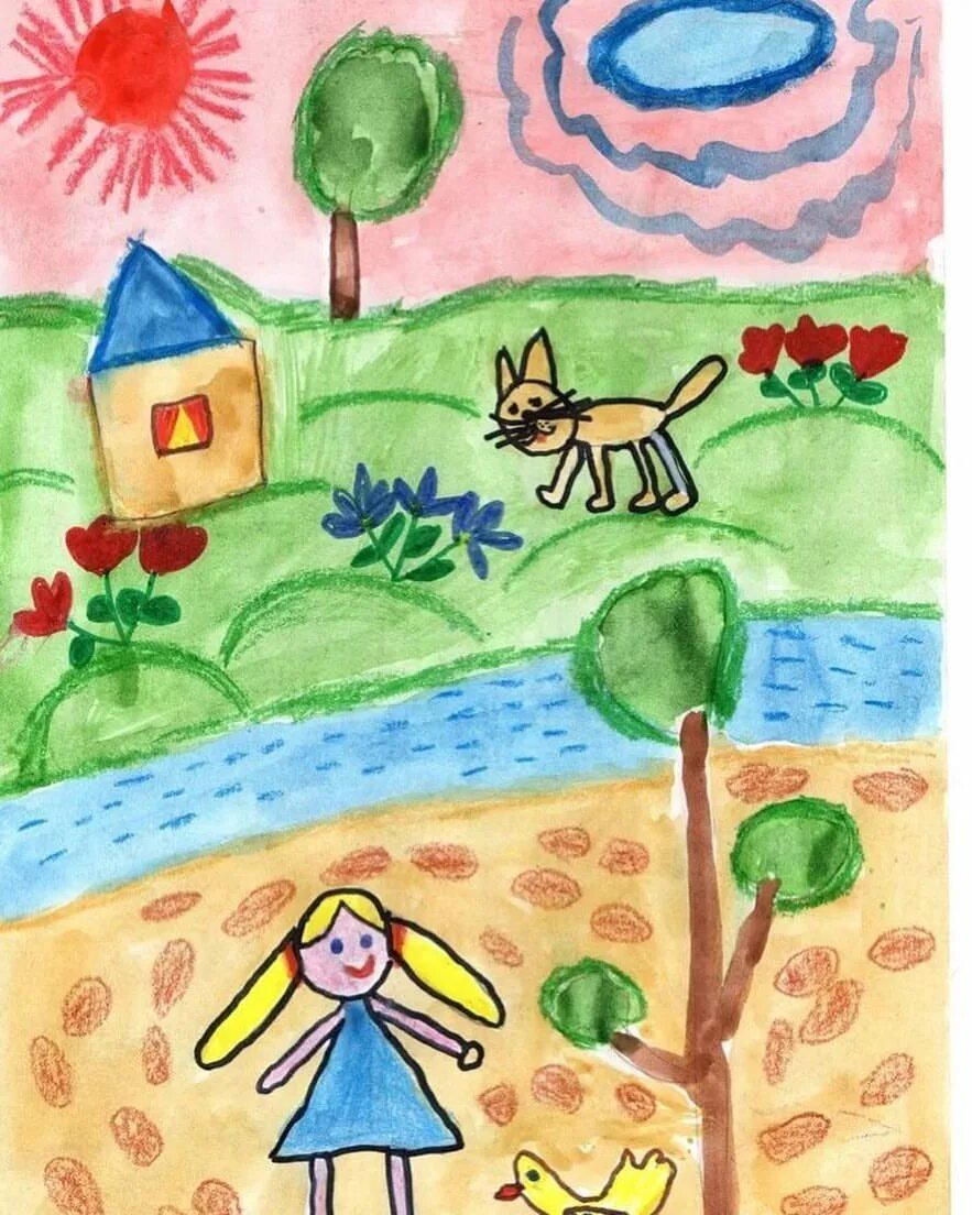 Нарисовать рисунки лета. Детский рисунок. Летние рисунки. Летний рисунок для детей. Детские рисунки на тему лето.