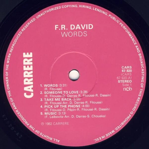 F david words. F.r. david (1982). f r david words. f r david с женой. f.r. david words original version 1982.