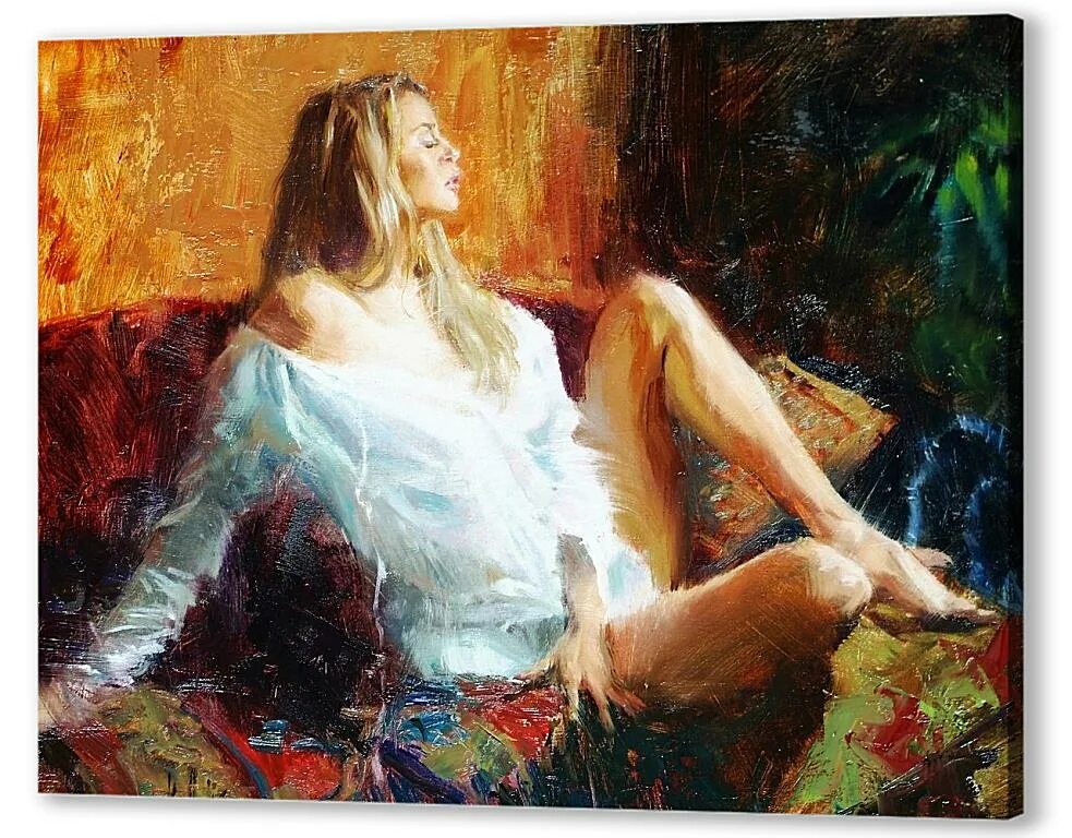 Высшая натура. Картины художника Eric Wallis. Eric Wallis картины женщины.