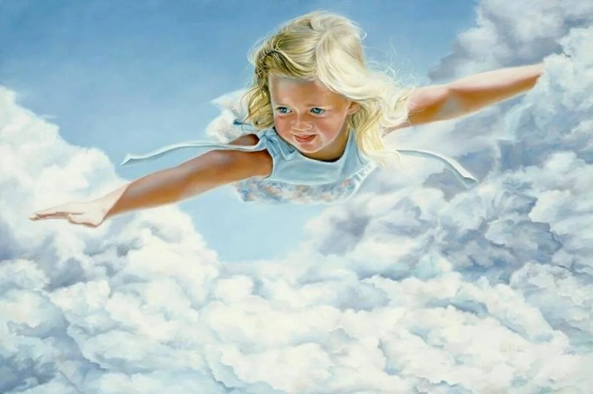 Добрый жить на белом свете. Летать в облаках. Девочка летает. Девочка летает в облаках. Девушка летает в облаках.