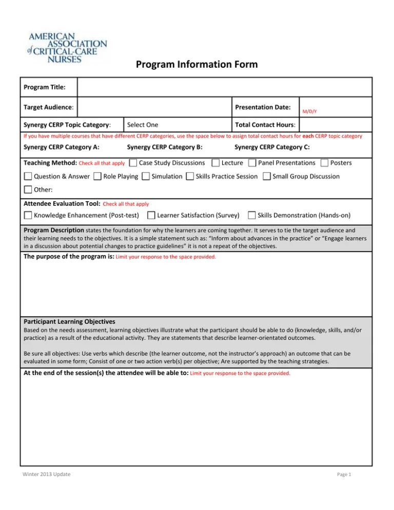 4 information program. 4 information program