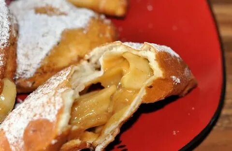 Пирожки с яблоками жарены