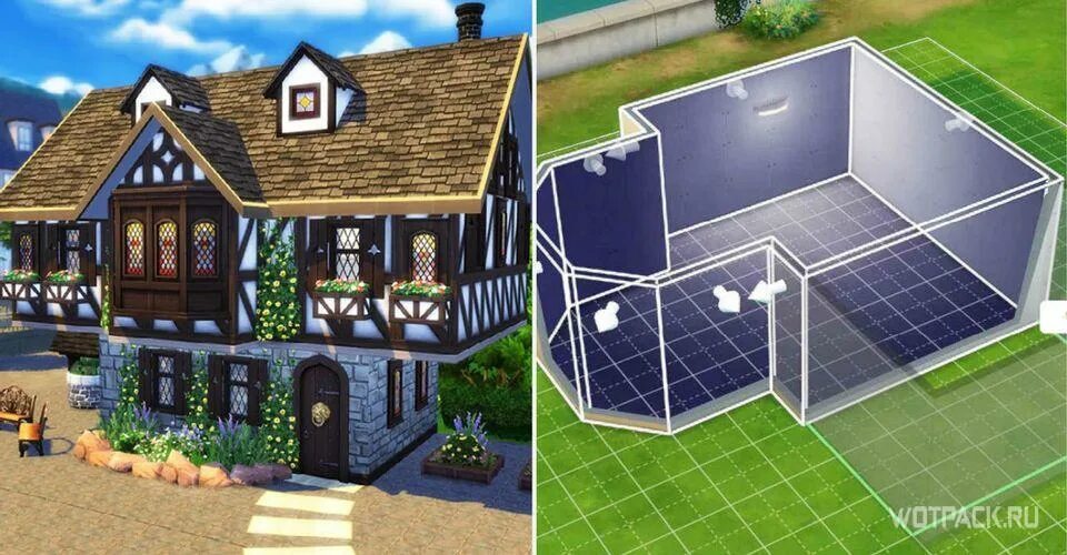 Как открыть строительство в симс 4. Sims 4 house ideas. туториал на дом в симс 4. симс 4 стройка дома. house in sims 4.