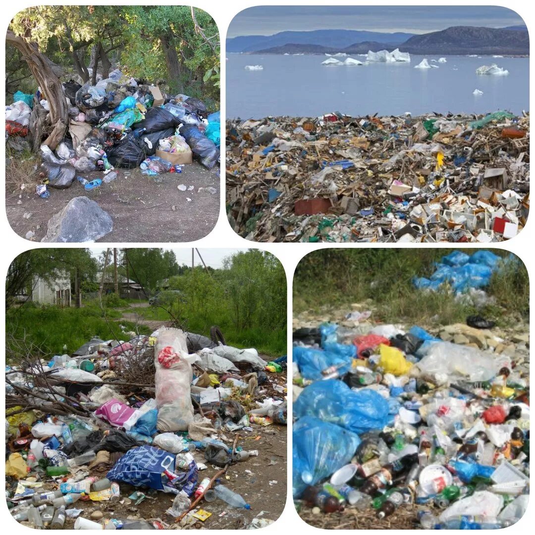 Экологические проблемы. Загрязнение мусором. Год экологии отходы