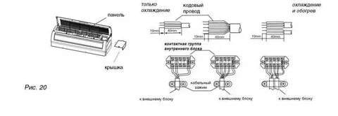 Как подключить кондиционер схема