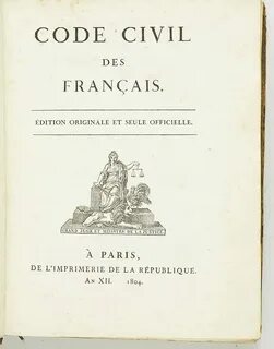 Кодекс 1804 года франция