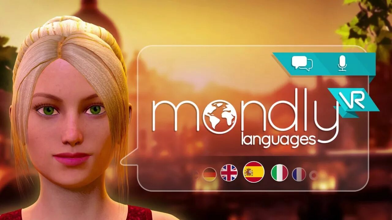 Blonde vr. Mondly приложение. Mondly language. Логотип Mondly. Learn languages VR by Mondly VR.