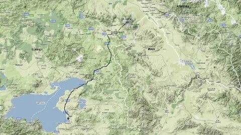 Арарат на карте