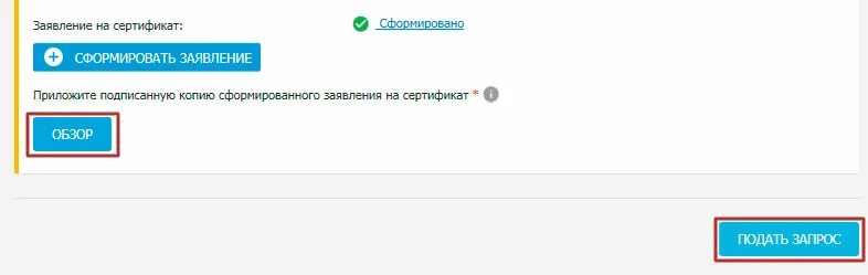 Заявление на сертификат казначейство. Сформировать сертификат. Инструкция подачи заяаления на мнртификаь КАЗНП. Кнопка сформировать сертификат. Росказна fzs roskazna ru