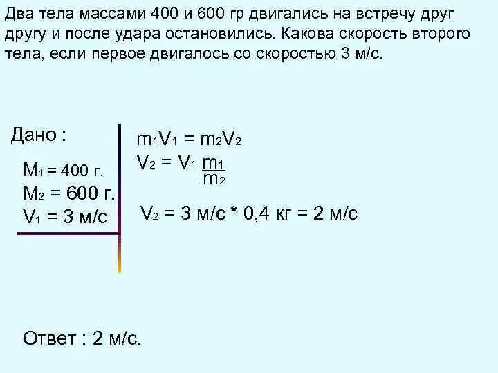 Шар массой 200г движущийся. Два тела массами 400 и 600. Два тела массами 400 и 200 г двигались навстречу друг другу и после удара. Скорость тела движущегося навстречу другу. Два тела массами 150 и 200.